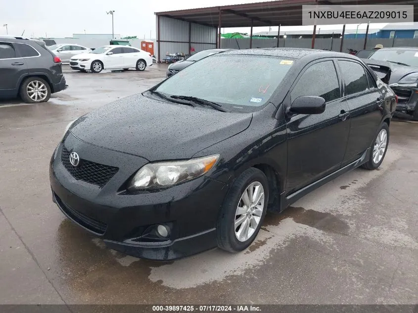 2010 Toyota Corolla S VIN: 1NXBU4EE6AZ209015 Lot: 39897425