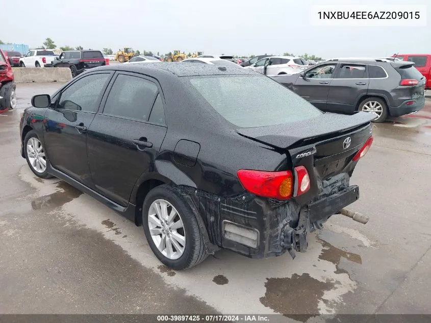 2010 Toyota Corolla S VIN: 1NXBU4EE6AZ209015 Lot: 39897425