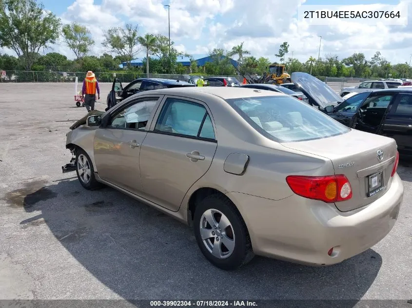 2010 Toyota Corolla Le VIN: 2T1BU4EE5AC307664 Lot: 39902304