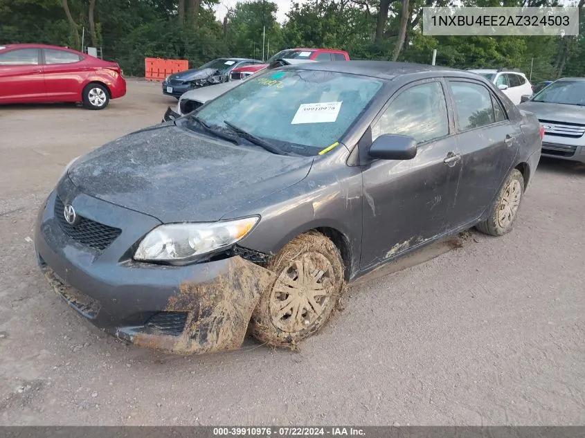 2010 Toyota Corolla Le VIN: 1NXBU4EE2AZ324503 Lot: 39910976