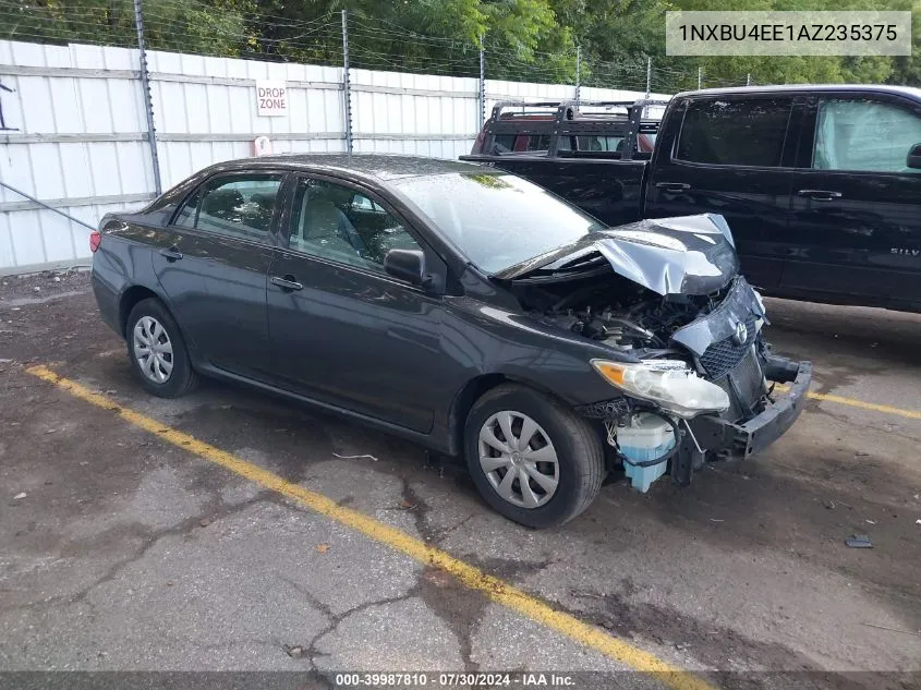 2010 Toyota Corolla VIN: 1NXBU4EE1AZ235375 Lot: 39987810