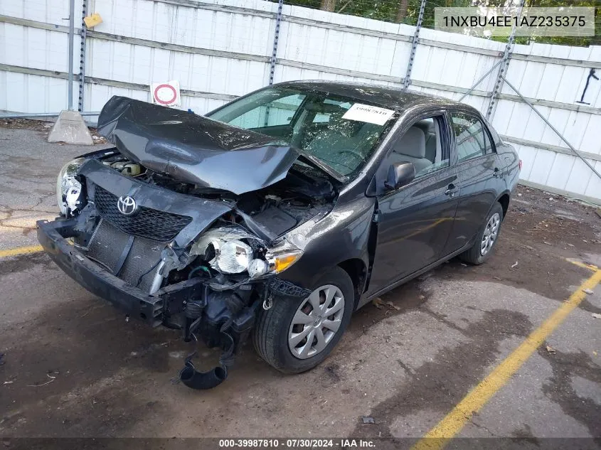 2010 Toyota Corolla VIN: 1NXBU4EE1AZ235375 Lot: 39987810