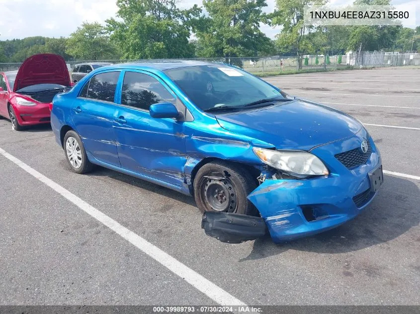 1NXBU4EE8AZ315580 2010 Toyota Corolla Le