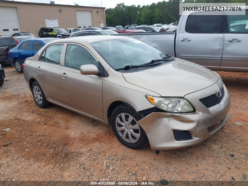 1NXBU4EE6AZ177876 2010 Toyota Corolla Le