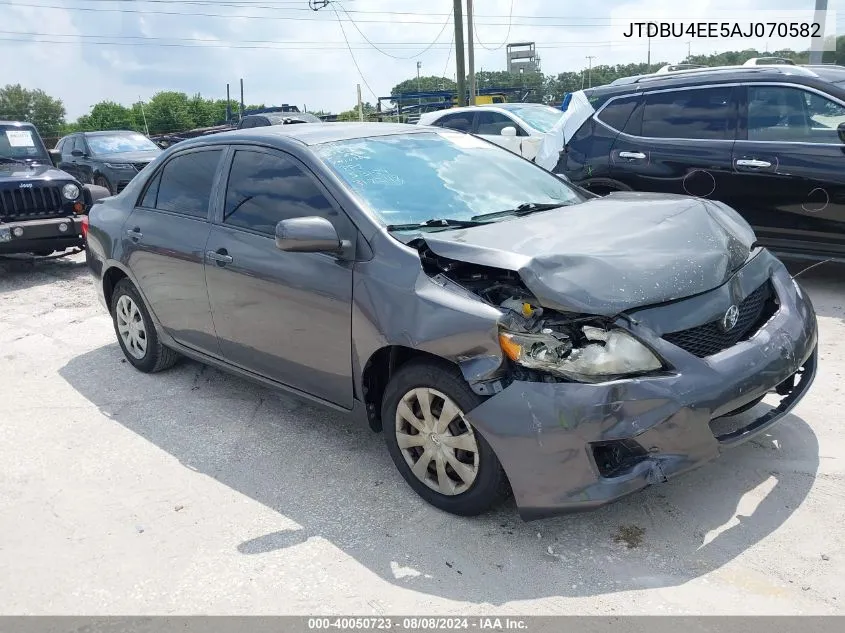 2010 Toyota Corolla Le/S/Xle VIN: JTDBU4EE5AJ070582 Lot: 40050723