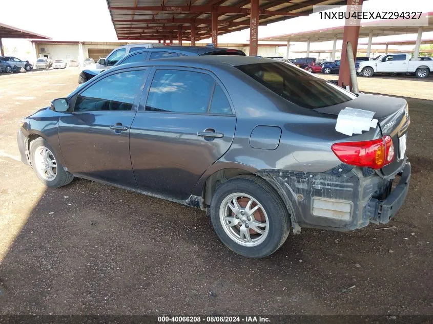 1NXBU4EEXAZ294327 2010 Toyota Corolla Le