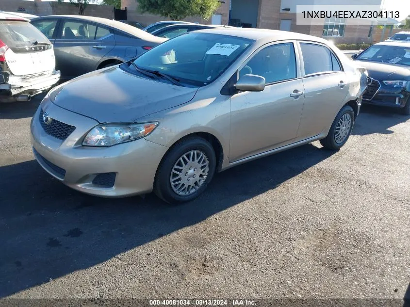 2010 Toyota Corolla Le VIN: 1NXBU4EEXAZ304113 Lot: 40081034