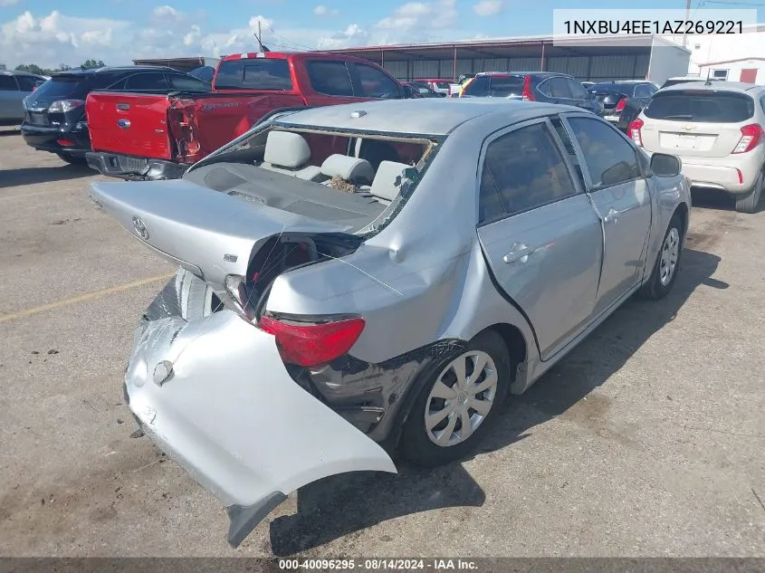 2010 Toyota Corolla Le VIN: 1NXBU4EE1AZ269221 Lot: 40096295