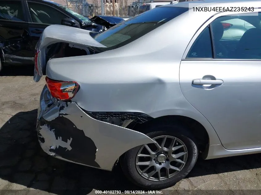 2010 Toyota Corolla VIN: 1NXBU4EE6AZ235243 Lot: 40102793