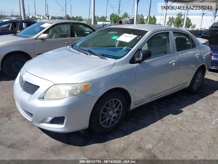 2010 Toyota Corolla VIN: 1NXBU4EE6AZ235243 Lot: 40102793