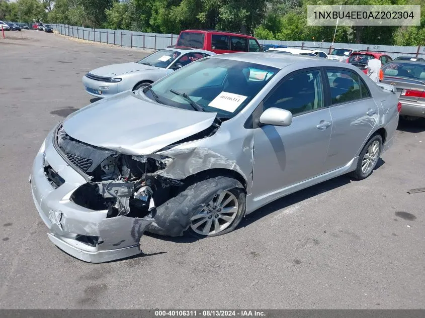 2010 Toyota Corolla S VIN: 1NXBU4EE0AZ202304 Lot: 40106311