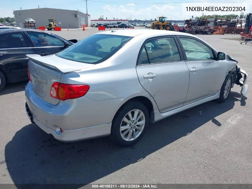 2010 Toyota Corolla S VIN: 1NXBU4EE0AZ202304 Lot: 40106311