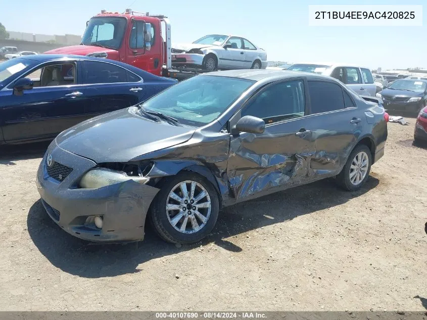 2010 Toyota Corolla S VIN: 2T1BU4EE9AC420825 Lot: 40107690