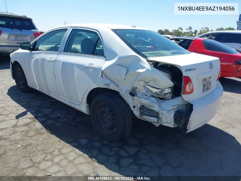 2010 Toyota Corolla VIN: 1NXBU4EE9AZ194056 Lot: 40109632