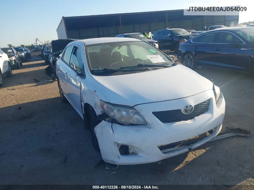 2010 Toyota Corolla Le VIN: JTDBU4EE0AJ064009 Lot: 40112226