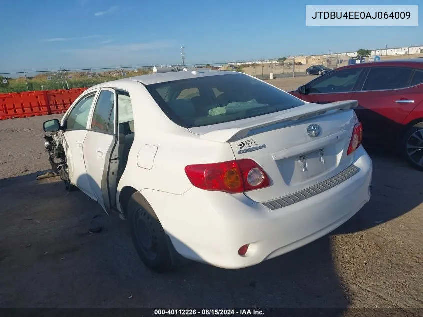 2010 Toyota Corolla Le VIN: JTDBU4EE0AJ064009 Lot: 40112226