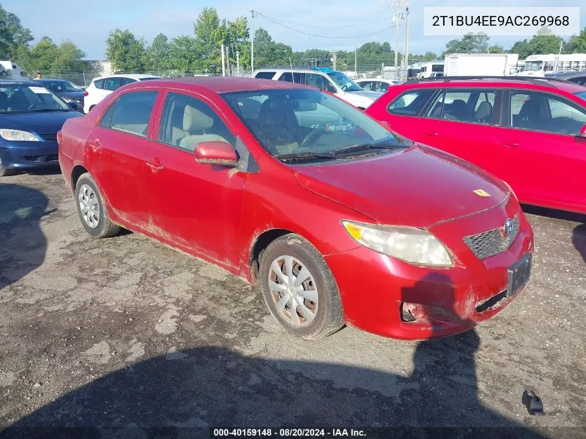 2010 Toyota Corolla Le VIN: 2T1BU4EE9AC269968 Lot: 40159148