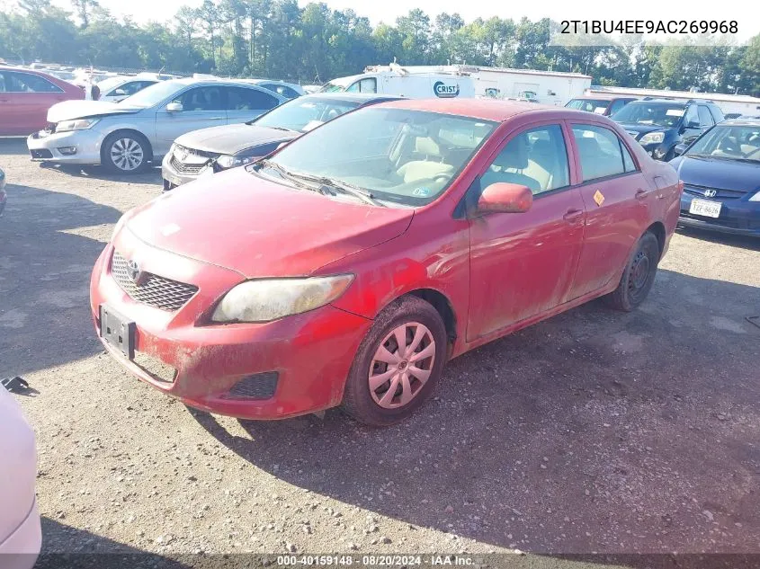 2010 Toyota Corolla Le VIN: 2T1BU4EE9AC269968 Lot: 40159148