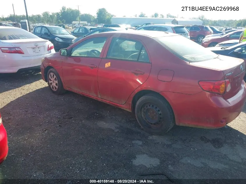 2010 Toyota Corolla Le VIN: 2T1BU4EE9AC269968 Lot: 40159148