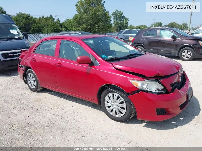 2010 Toyota Corolla Le VIN: 1NXBU4EE4AZ267611 Lot: 40193794