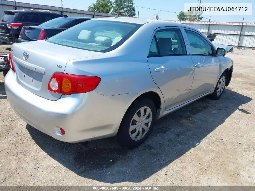 2010 Toyota Corolla Le VIN: JTDBU4EE6AJ064712 Lot: 40207685