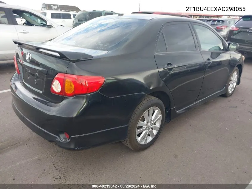 2T1BU4EEXAC298055 2010 Toyota Corolla S