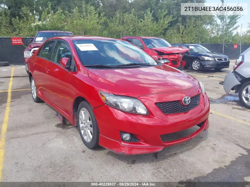 2010 Toyota Corolla S VIN: 2T1BU4EE3AC456056 Lot: 40229837