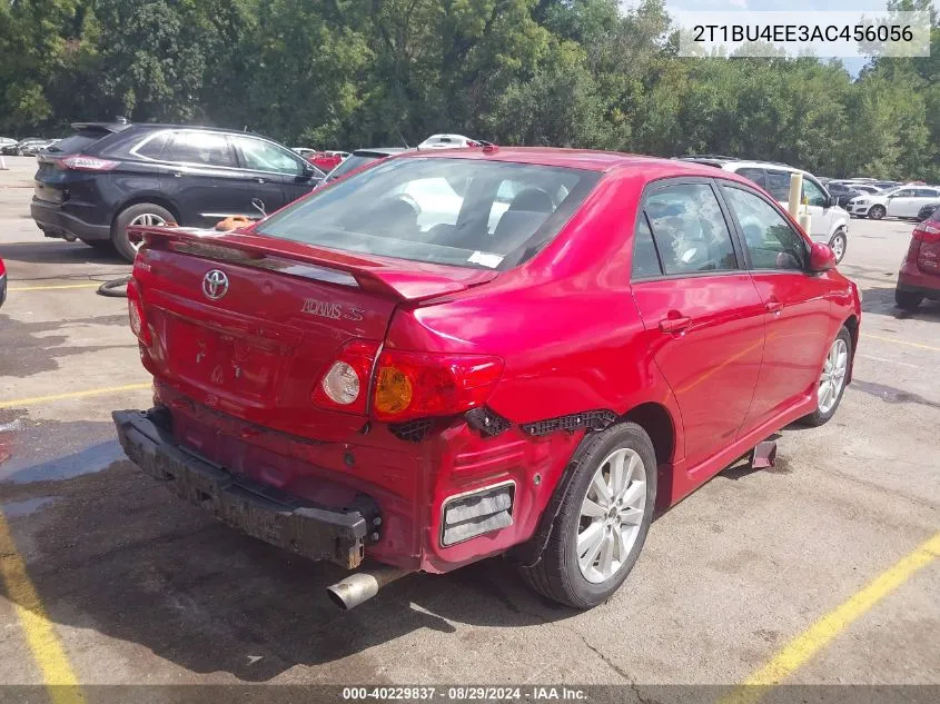 2010 Toyota Corolla S VIN: 2T1BU4EE3AC456056 Lot: 40229837