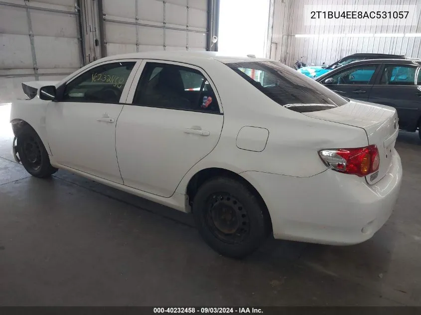 2010 Toyota Corolla Le VIN: 2T1BU4EE8AC531057 Lot: 40232458