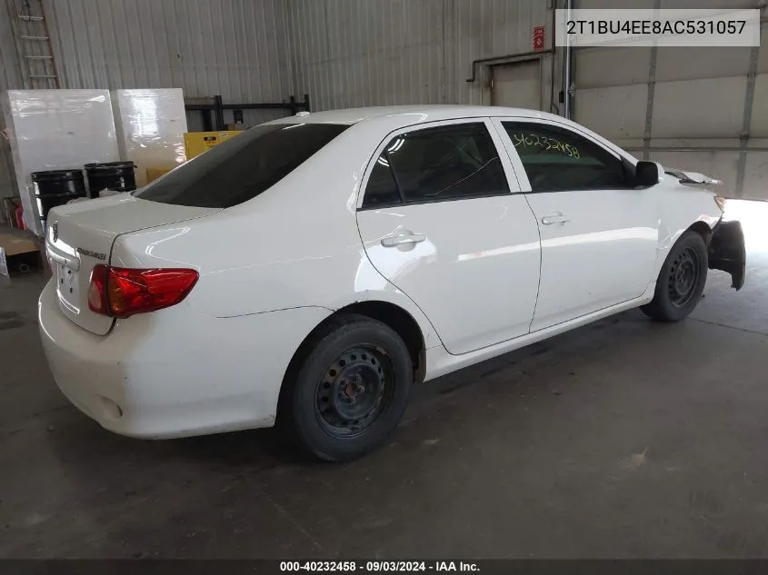 2010 Toyota Corolla Le VIN: 2T1BU4EE8AC531057 Lot: 40232458