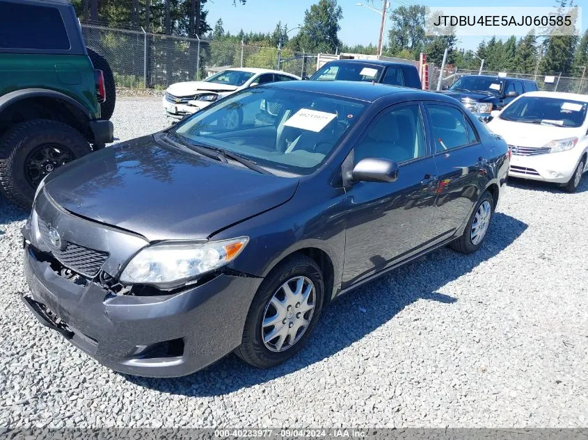 2010 Toyota Corolla Le VIN: JTDBU4EE5AJ060585 Lot: 40233977