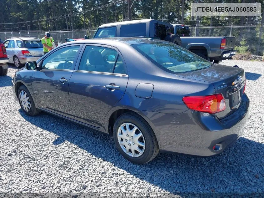 2010 Toyota Corolla Le VIN: JTDBU4EE5AJ060585 Lot: 40233977