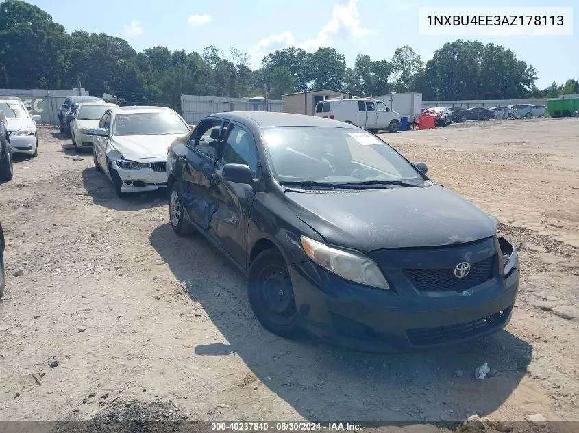 2010 Toyota Corolla Le VIN: 1NXBU4EE3AZ178113 Lot: 40237840