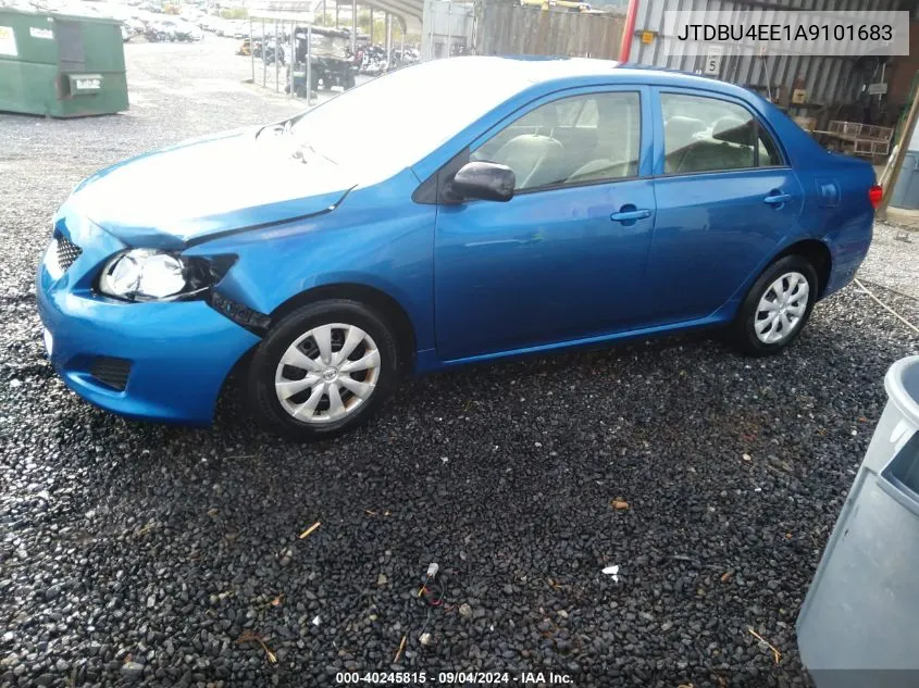 2010 Toyota Corolla VIN: JTDBU4EE1A9101683 Lot: 40245815