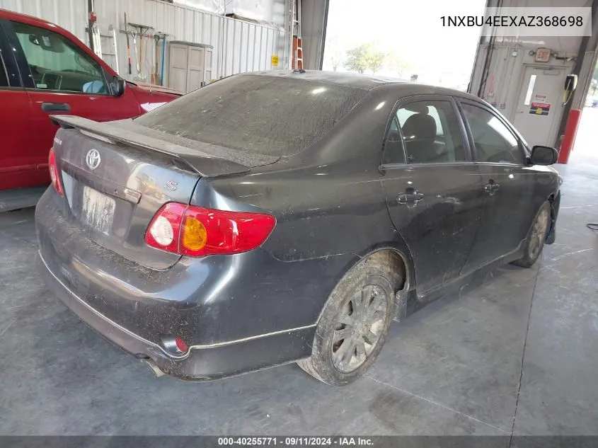 1NXBU4EEXAZ368698 2010 Toyota Corolla S