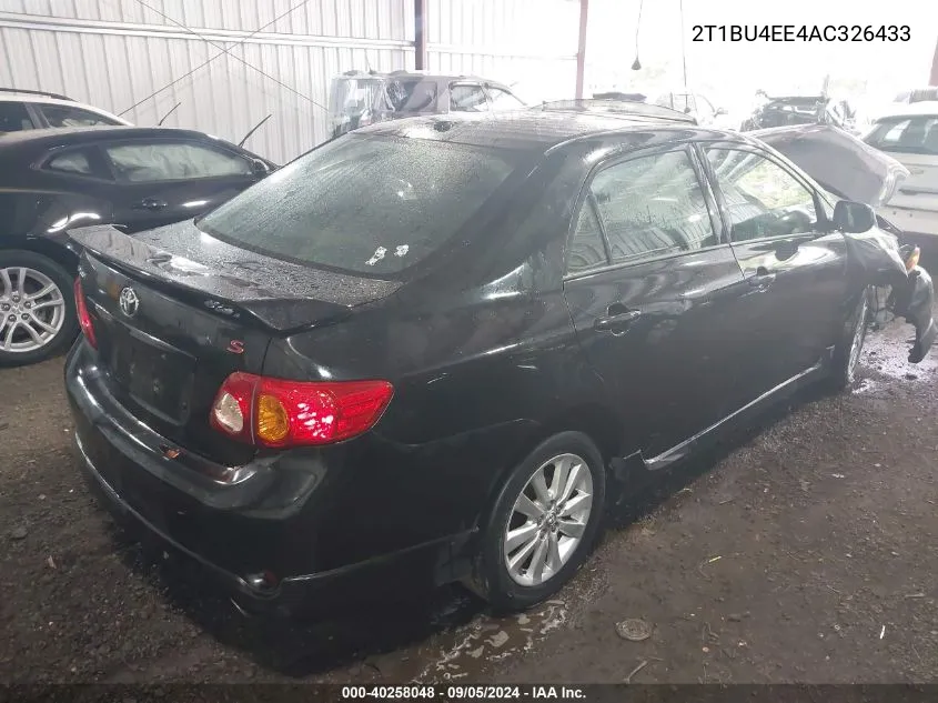 2T1BU4EE4AC326433 2010 Toyota Corolla S/Le/Xle