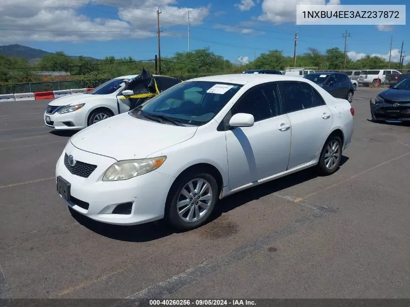 2010 Toyota Corolla Xle VIN: 1NXBU4EE3AZ237872 Lot: 40260256