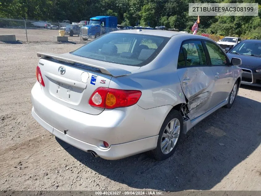 2010 Toyota Corolla S/Le/Xle VIN: 2T1BU4EE9AC308199 Lot: 40659473