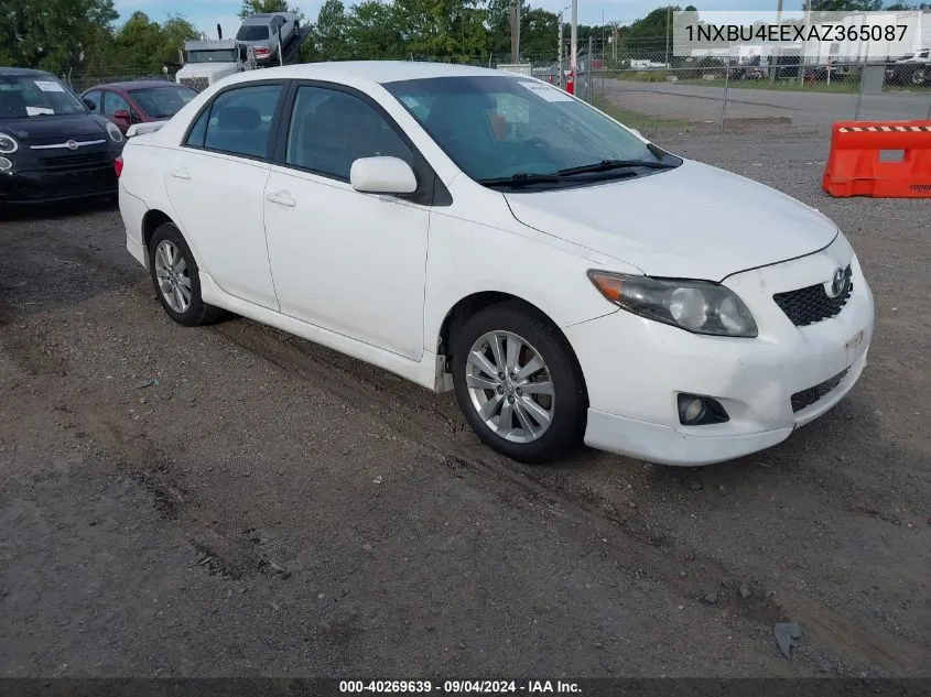 1NXBU4EEXAZ365087 2010 Toyota Corolla S