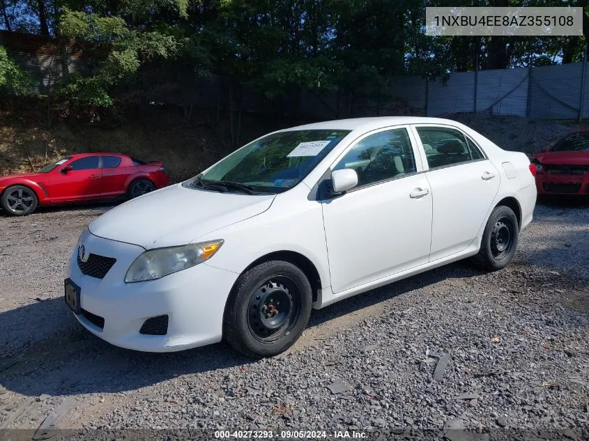 2010 Toyota Corolla Le VIN: 1NXBU4EE8AZ355108 Lot: 40273293