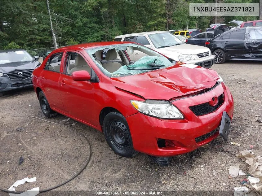 2010 Toyota Corolla Le VIN: 1NXBU4EE9AZ371821 Lot: 40273657