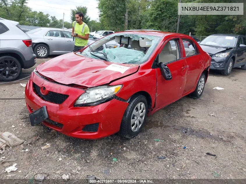 2010 Toyota Corolla Le VIN: 1NXBU4EE9AZ371821 Lot: 40273657