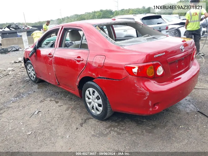 2010 Toyota Corolla Le VIN: 1NXBU4EE9AZ371821 Lot: 40273657