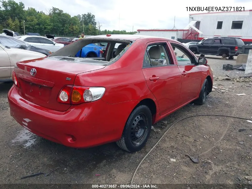 2010 Toyota Corolla Le VIN: 1NXBU4EE9AZ371821 Lot: 40273657