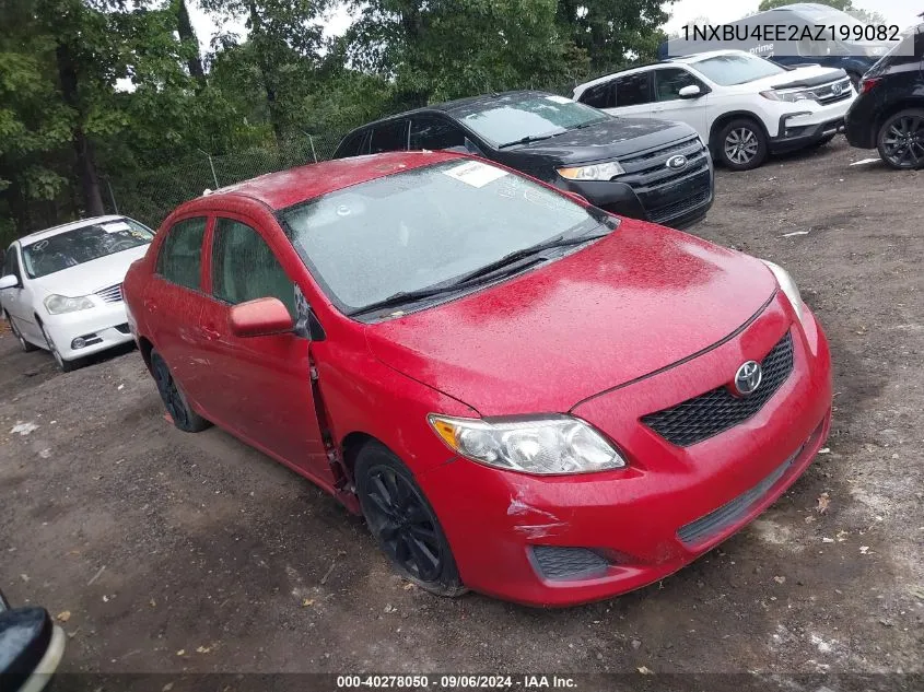 2010 Toyota Corolla Le VIN: 1NXBU4EE2AZ199082 Lot: 40278050