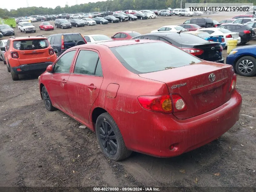 2010 Toyota Corolla Le VIN: 1NXBU4EE2AZ199082 Lot: 40278050