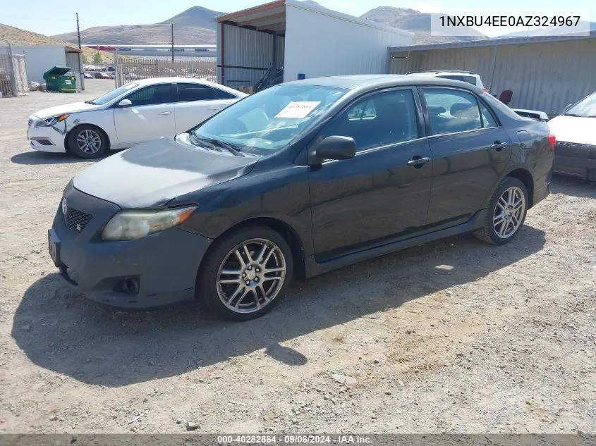 2010 Toyota Corolla S VIN: 1NXBU4EE0AZ324967 Lot: 40282864