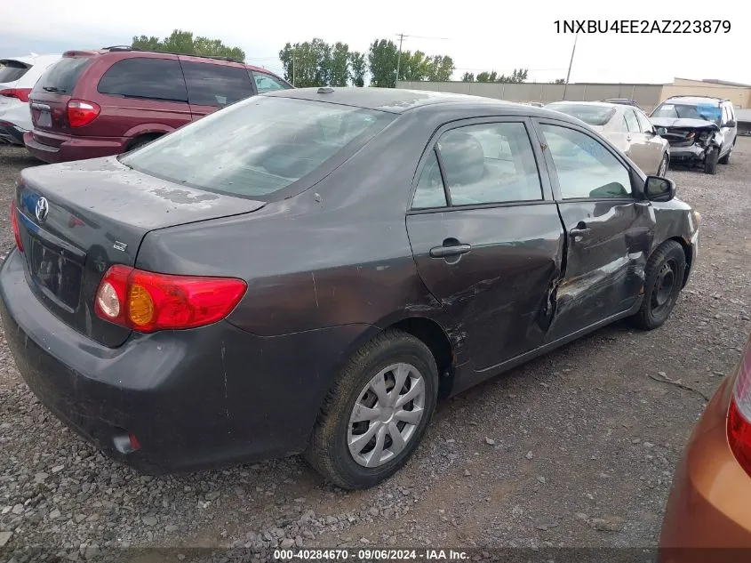 2010 Toyota Corolla Le VIN: 1NXBU4EE2AZ223879 Lot: 40284670