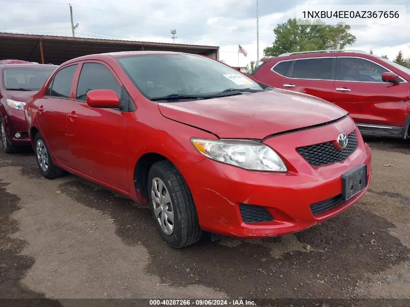 1NXBU4EE0AZ367656 2010 Toyota Corolla Le