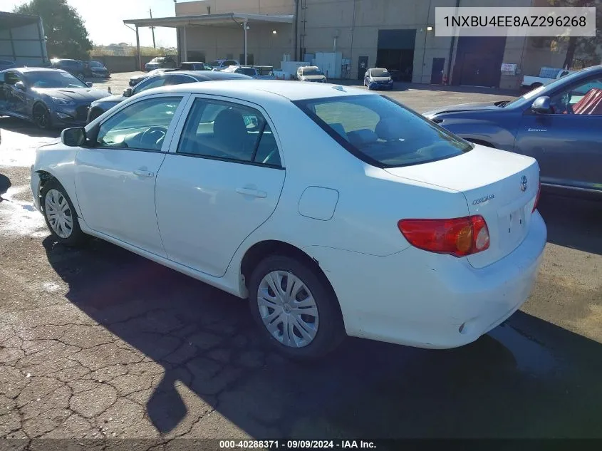 2010 Toyota Corolla Le VIN: 1NXBU4EE8AZ296268 Lot: 40288371